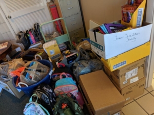 2018 Stuff the Bus supplies ENGAGE Bartow